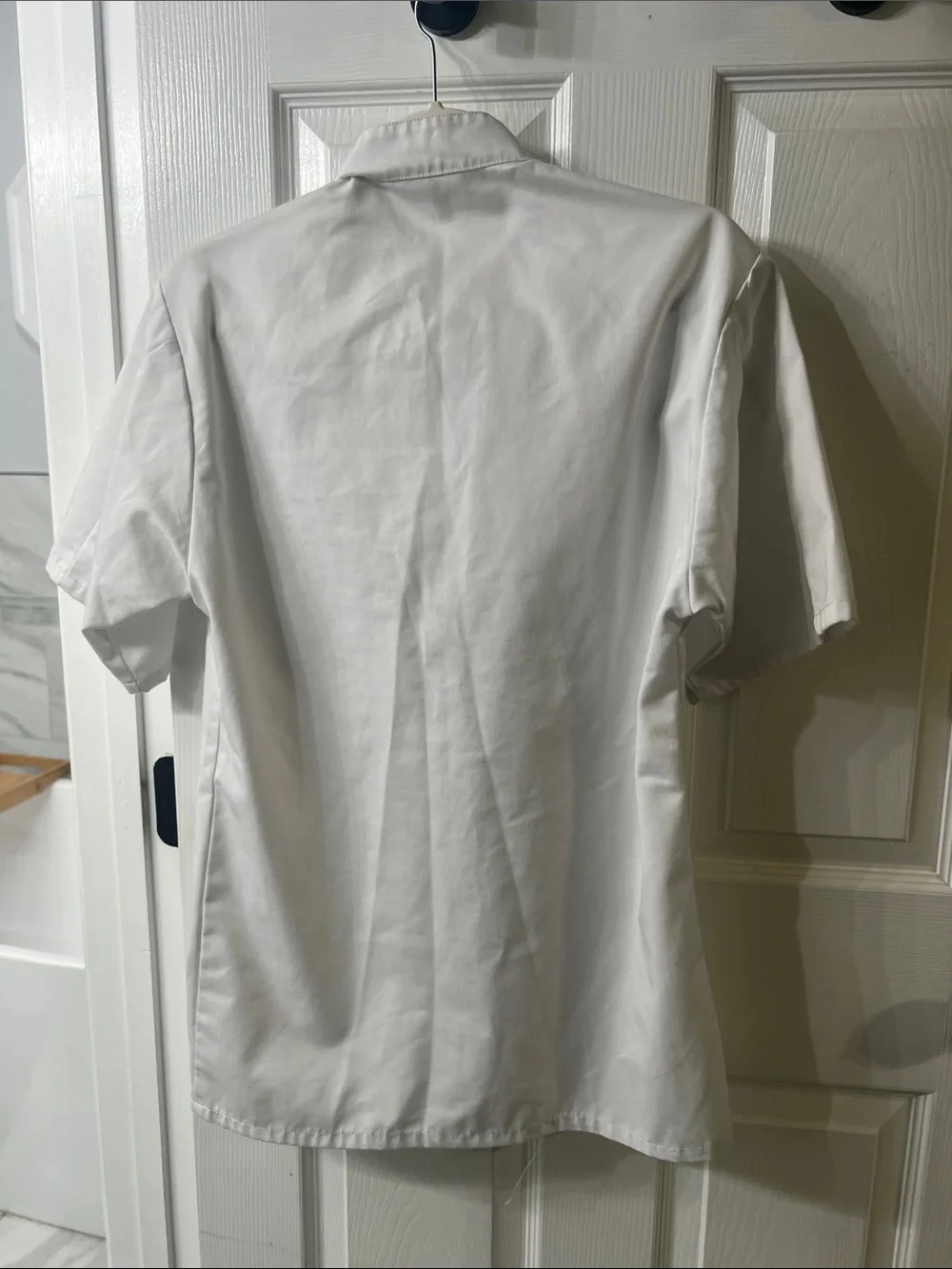 Chef’s Closet White Double Breasted Chef Coat Jacket Short Sleeve XS